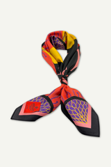 Foulard Flower Raspberry Pink