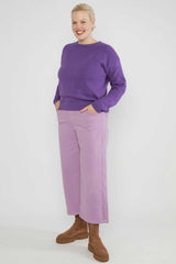 Hose Culotte High Waist Soft Lila