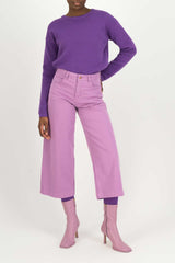 Hose Culotte High Waist Soft Lila