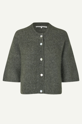 Strickjacke Andrea Knit Rib Beluga