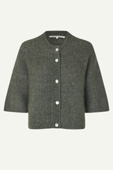 Strickjacke Andrea Knit Rib Beluga