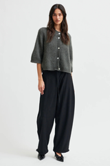 Strickjacke Andrea Knit Rib Beluga