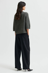 Strickjacke Andrea Knit Rib Beluga