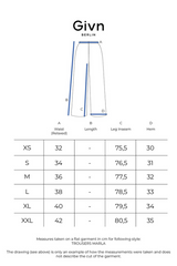 Hose Marla Cloudy Blue Tencel