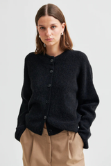 Strickjacke Gabby Knit Black Sand