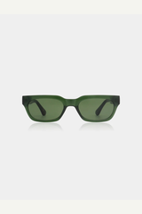 Sonnenbrille Bror Dark Green Transparent