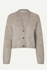 Strickjacke Karla Strick Cardigan Pumice Stone