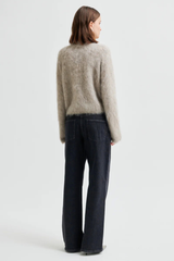 Strickjacke Karla Strick Cardigan Pumice Stone