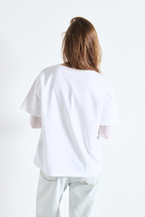 T-shirt Fizvalley Blanc