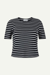 another-label-elyne-shirt-striped-black-and-white-stripes-ribbed-shirt
