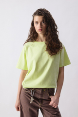 T-shirt Fizvalley Limelight Vintage