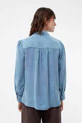 Bluse Kasia Cloudy Blue Tencel