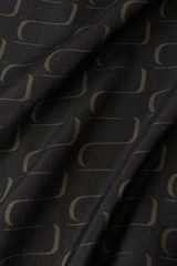 Bluse Kasia Black Dark Khaki Waves