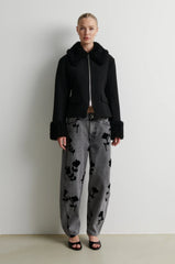 Hose Lawrissa Denim Barrel Denim Grey