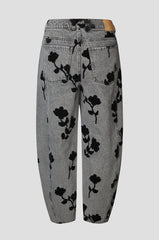 Hose Lawrissa Denim Barrel Denim Grey