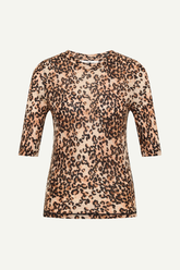 Shirt Stehkragen Print Leo