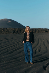 Shirt Stehkragen Print Leo