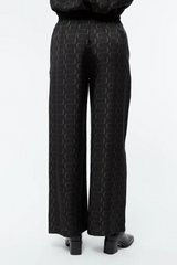 Hose Marla Black Dark Khaki Waves