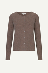 Strickjacke Laica Raglan Brown Grey Mel