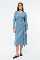 Kleid Virginia Cloudy Blue Tencel