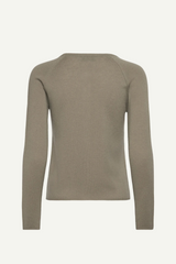 Strickjacke Laica Raglan Laurel Oak