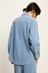 Hemd Kord Light Vintage Blue