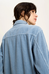 Hemd Kord Light Vintage Blue