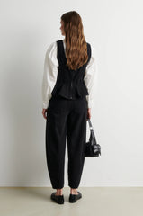 Hose Loana Denim Barrel Black