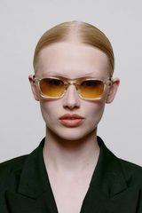 Sonnenbrille Lane Ecru Transparent