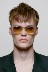 Sonnenbrille Lane Ecru Transparent