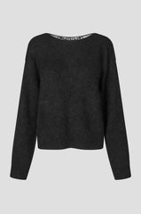 Pullover Brook Lace O-Neck Black