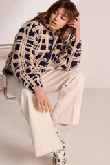 Jacke Sara Jacket Night Sky Check