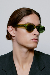 Sonnenbrille Winnie Light Olive Transparent