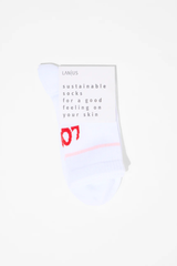 Socken Statement Love White