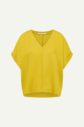 Blusenshirt Aus Tencel Dark Kiwi