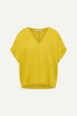 Blusenshirt Aus Tencel Dark Kiwi