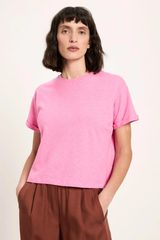 Kurzarmshirt Ocs Bright Orchid