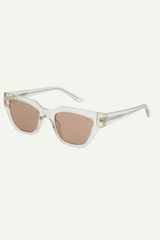 Sonnenbrille Kaws Ecru Transparent