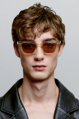 Sonnenbrille Kaws Ecru Transparent