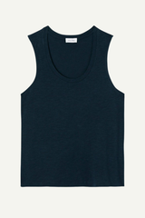 Top Debardeur Droit Navy