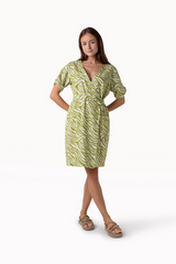 Kleid Hailey Abstract Green