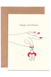 Karte "Happy Birthday Cherry Soulmates"