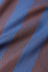 Bluse GBFenna Blazing Blue Chocolate Brown Stripes