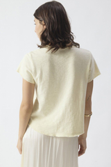 T-Shirt Droit Vanille Vintage