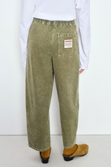 Hose Pantalon Carotte Olive