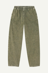 Hose Pantalon Carotte Olive