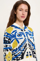 Jacquard Strickjacke Gots Multicolour Jacquard