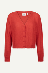 Strickjacke Loukie Knitted Fiery Red
