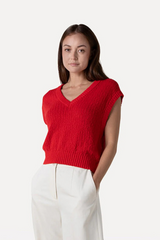 Pullover Noé Knitted Flame Scarlet