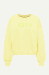 Statementsweatshirt Gots Pastel Sun